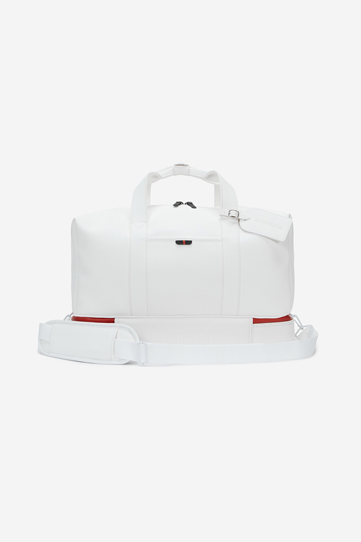 SIGNATURE RED POINT BOSTON BAG OFF WHITE